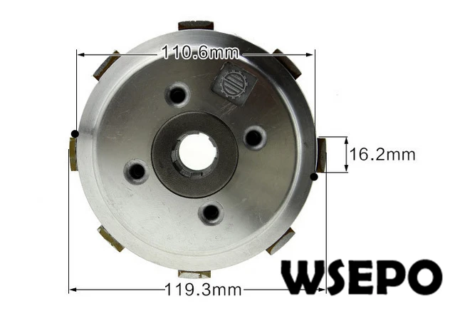 Качество OEM! Диск сцепления Comp с 8 зубцами для 178F/186F/L70/L100/188F культиватор дизельным