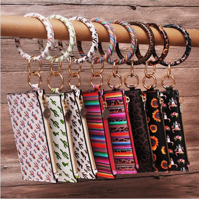 Serape кольцо для ключей браслет и телефон Кошелек Браслет с подходящей наручной