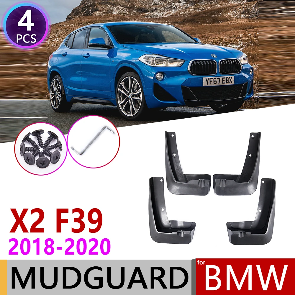 4 шт. для BMW X2 F39 2018 2019 2020 переднее заднее крыло брызговик брызговики Брызговики
