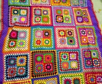 diy colourful daisy handmade fashion carpet crochet blanket yoga bolster cushion party tablemat crochet table ma