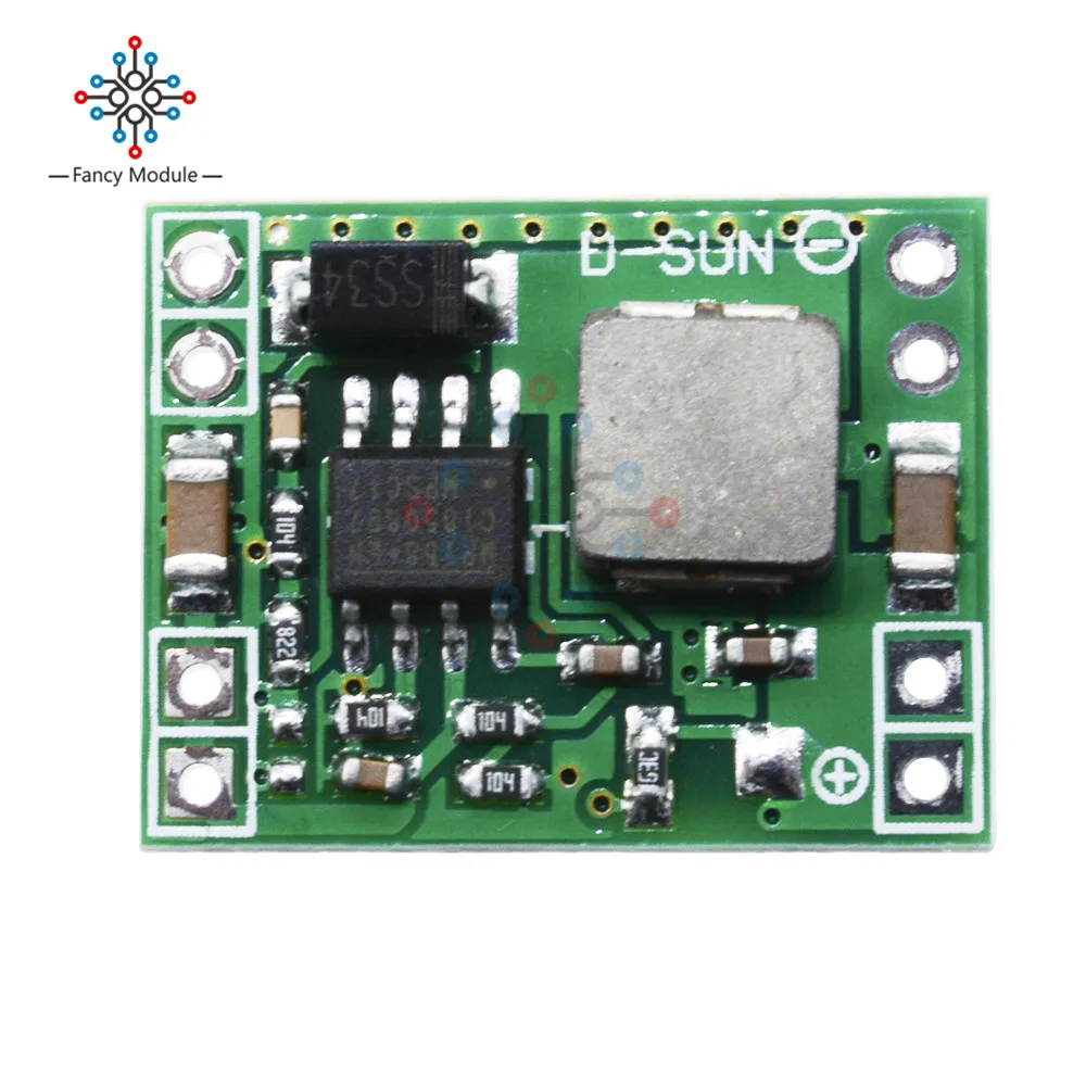 5 шт./лот DC-DC 7V ~ 28V 5V 3A мини понижающий блок питания преобразователь модуль |