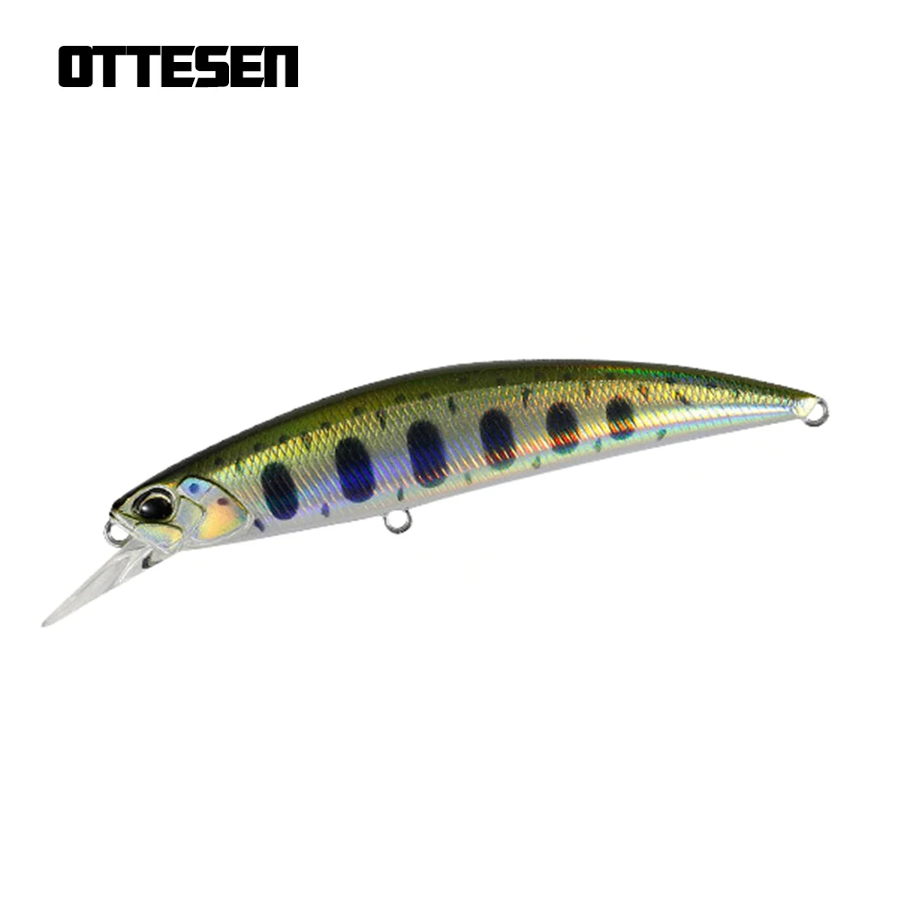 OTTESEN 1pcs/lot 110mm 16g minnow fishing lure 3D fish eyes professional quality hard isca artificial bait pesca peche wobblers | Спорт и