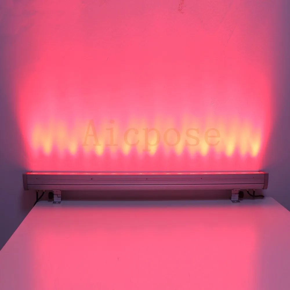 18x12 Вт RGBW 4 в 1 IP65 водонепроницаемый настенный светильник с DMX512 управлением
