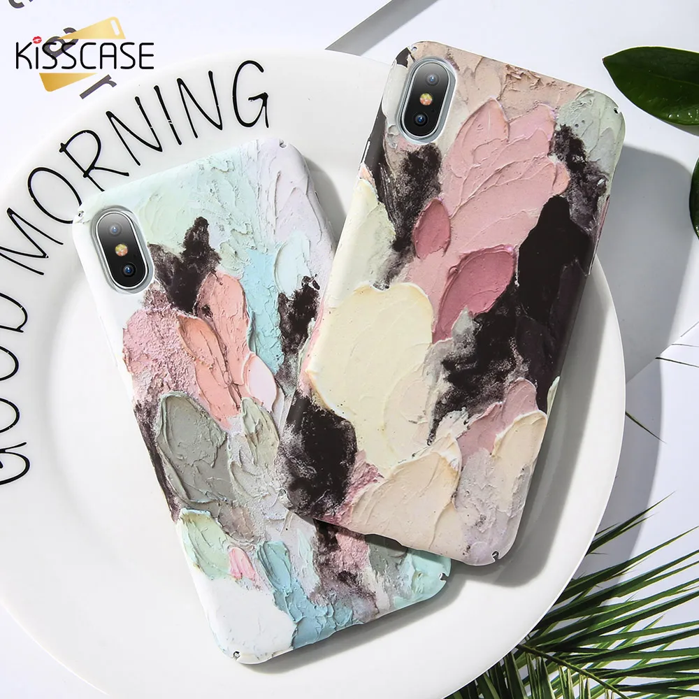 KISSCASE граффити светящийся чехол для iPhone 11 Pro Max ультра тонкий жесткий 7 8 6 6s Plus X XS XR