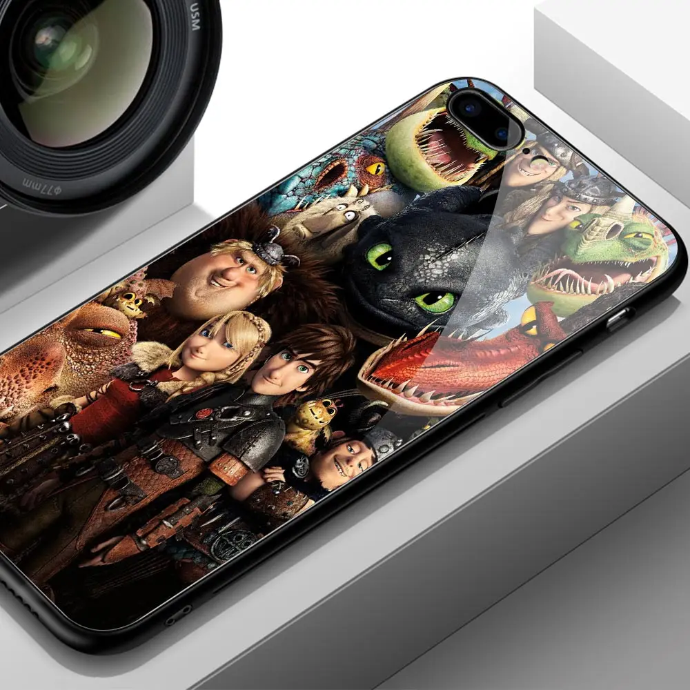 Чехол для iphone xs, чехол из закаленного стекла XR, чехол "Поезд дракона" для iphone 6, 6s, 7, 8 plus, X, XR, XS MAX, 11 pro max