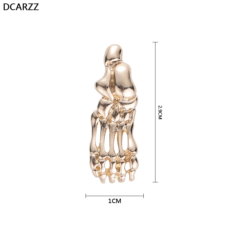 Золотая брошь значок DCARZZ для ног мужские броши медицинского врача медсестры