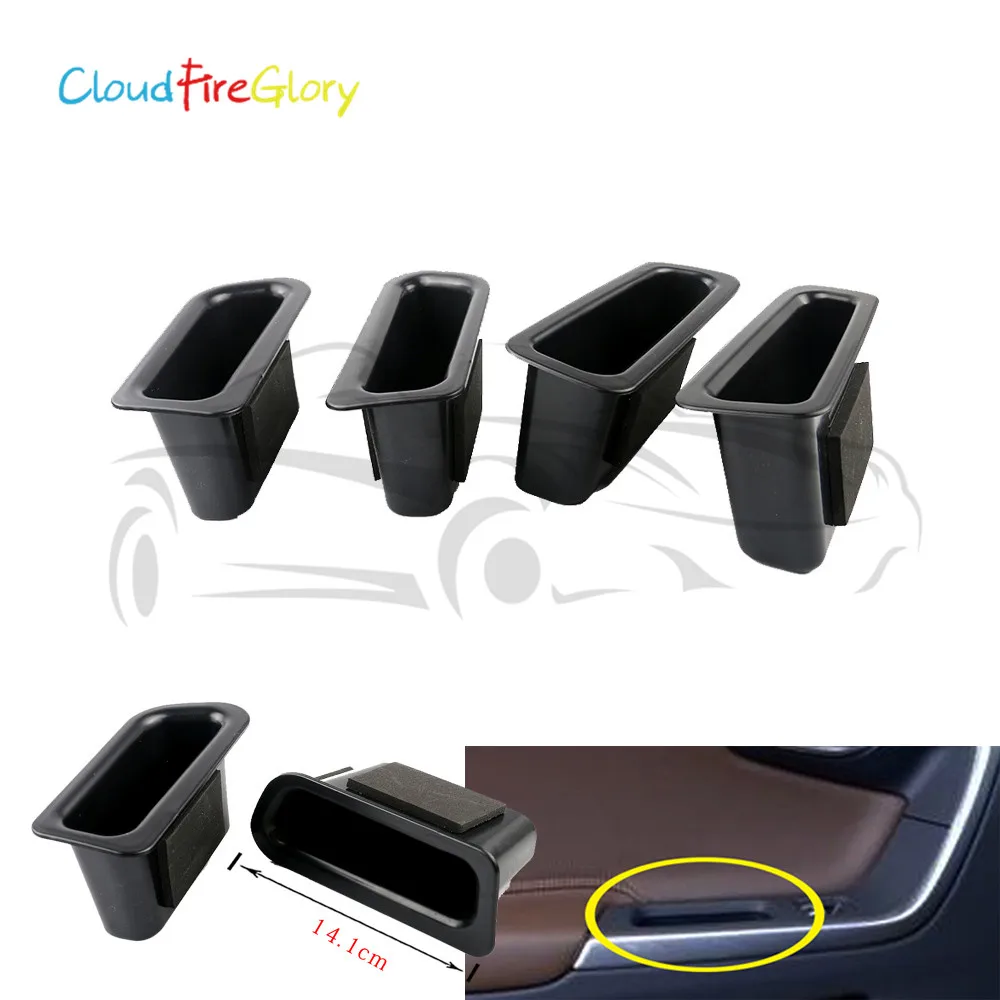 

CloudFireGlory для Volvo XC60 2009 2010 2011 2012 2013 2014 2015 2016 4x внутренняя передняя + задняя дверная ручка подлокотник держатель коробки для хранения