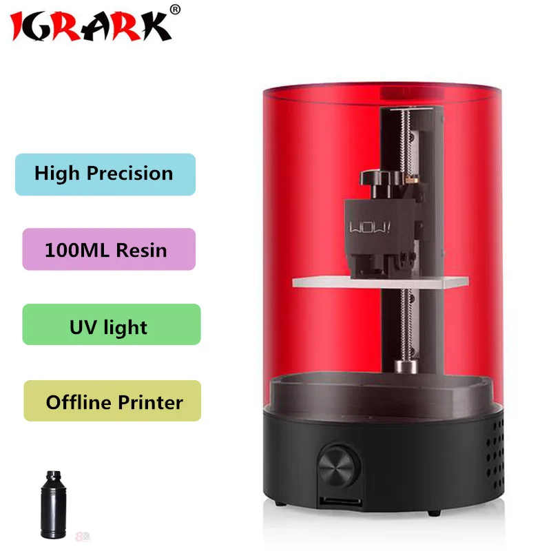 Sparkmaker 3d принтер Фотон УФ смолы SLA светильник-вылечивание lcd рабочего стола Impresora 3d 405nm смолы Impressora 3d имприманта Stampante