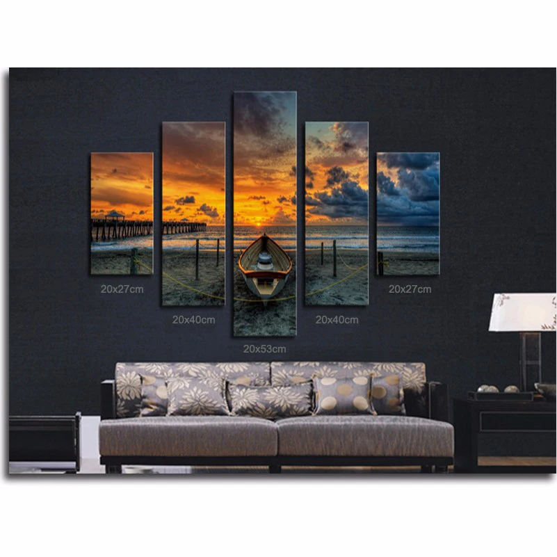 DIY Алмазная картина вышивка крестиком морской пейзаж мозаика из страз Триптих