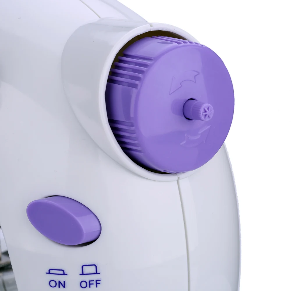 RU портативная мини швейная машина с ножкой двойная скорость нить ручная педаль