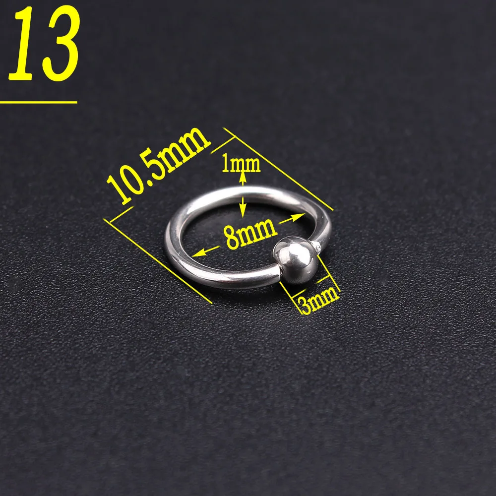 Оптовая продажа 10 шт./партия серебристый корпус для пирсинга из нержавеющей