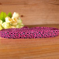 2016 new 58 16 mmx10yards 100 polyester red leopard grain woven jacquard ribbon for diy dog collar free shipping