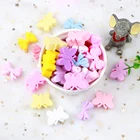 5 шт., силиконовые бусины в форме бабочки