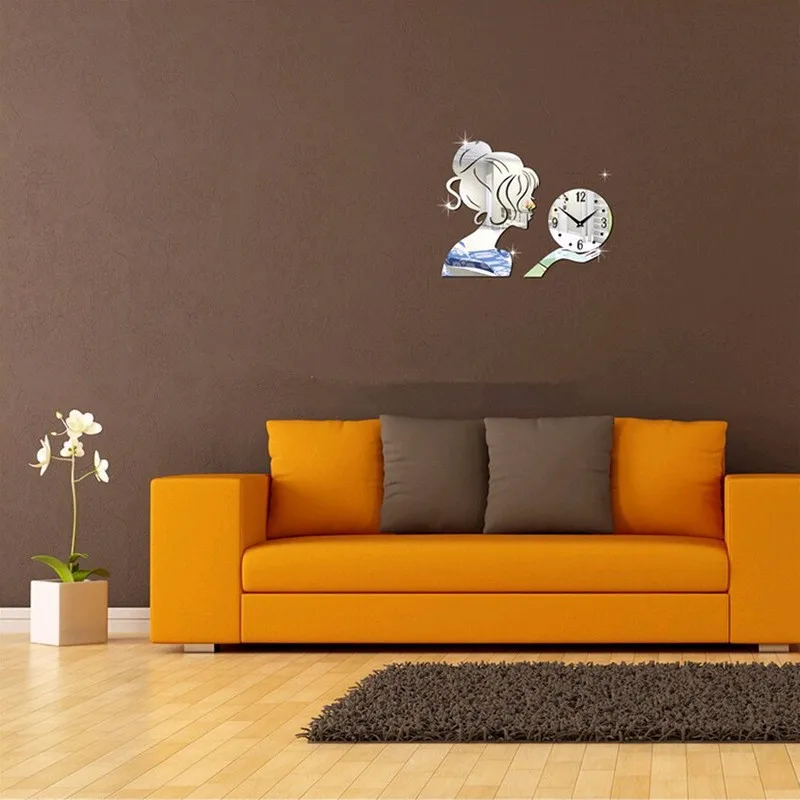 Новые Настенные часы Reloj De Pared Horloge Большие Декоративные Современные Кварцевые часы для гостиной Diy 3d наклейки