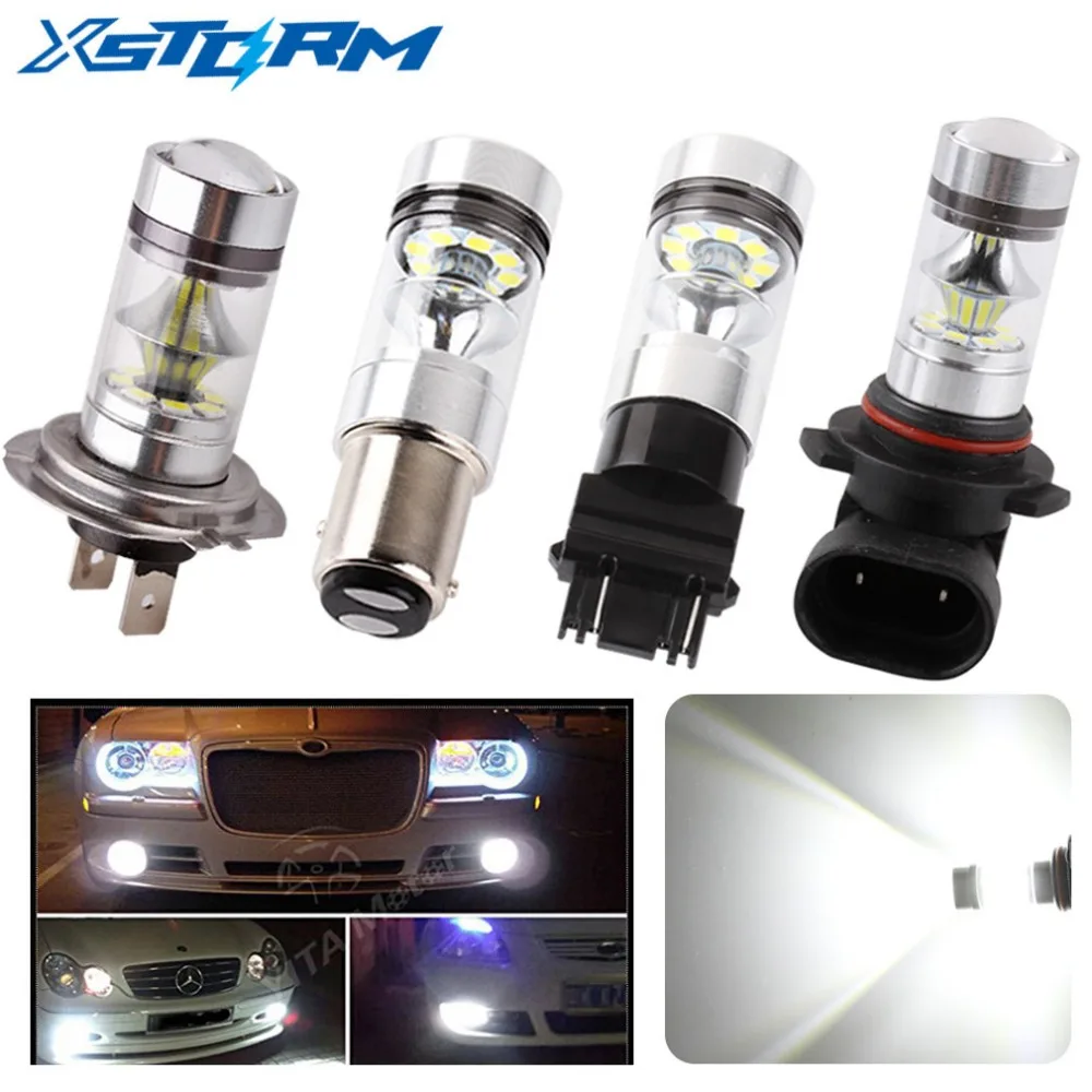 2 шт. светодиодный H7 H8 H11 9006 HB4 BA15S BAY15D 7443 12V~ 24V 20 SMD Противотуманные фары Дневные Фары Светильник s дневные ходовые светильник s автоматические светодиоды светильник