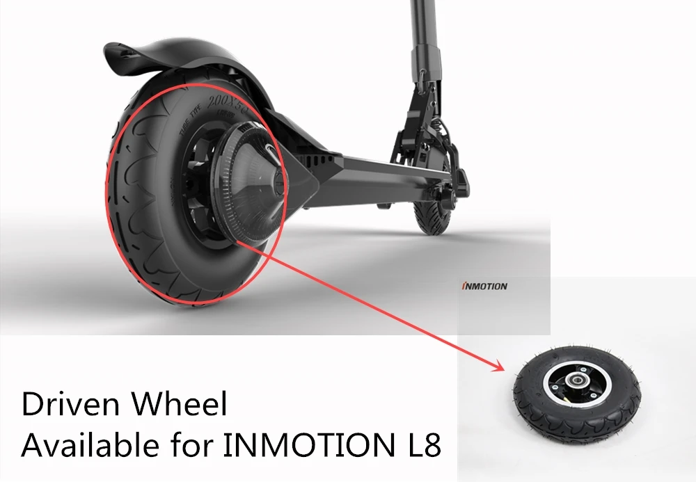 INMOTION e-велосипед L8F заднее колесо в сборе Электрический велосипед труба 8 дюймов резина