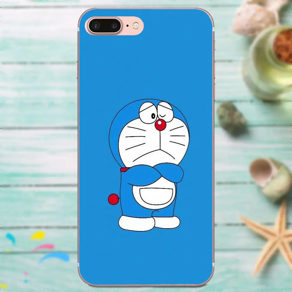 Для Xiaomi Mi3 Mi4 Mi4C Mi4i Mi5 Mi 5S 5X 6 6X 8 SE A1 Max Mix 2 Note 3 4 TPU чехол для телефона Doraemon Happy