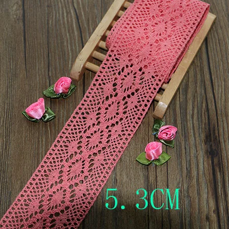 5 yard 5 ярдов хлопок кружево кружевная ткань DIY Хлопок Вязание крючком кружевной пояс плетение декоративная ткань материал: хлопок - Цвет: 5 yard