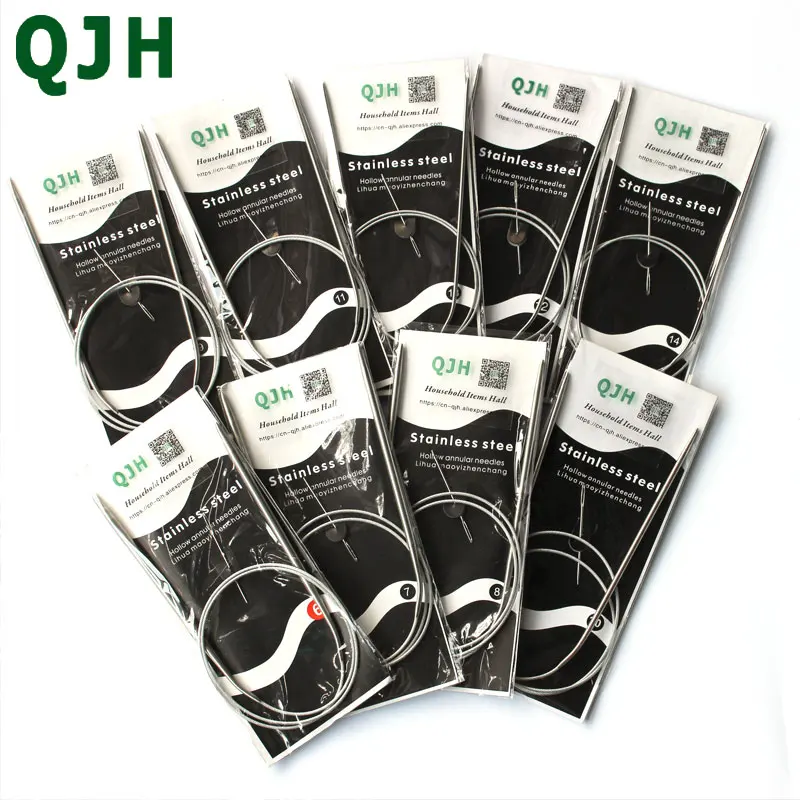 Спицы вязальные круговые из нержавеющей стали 9 размеров шт./комплект|yarn