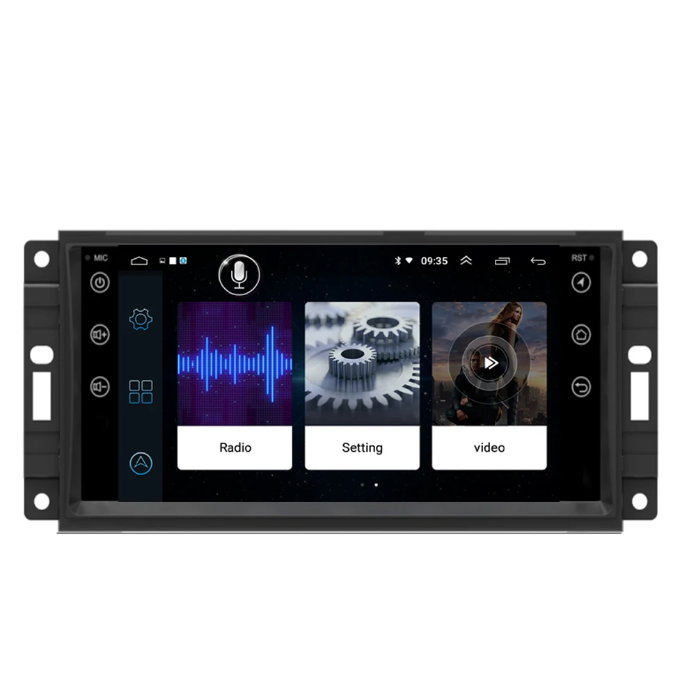 1DIN Android 8 1 автомобильный dvd для dodge charger nitro sxt liberty с радио WIFI BT HD 1024*600