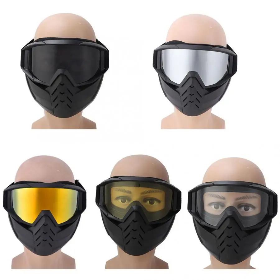 Зимние лыжные очки для сноуборда снегохода мотоцикла ветрозащитные маска