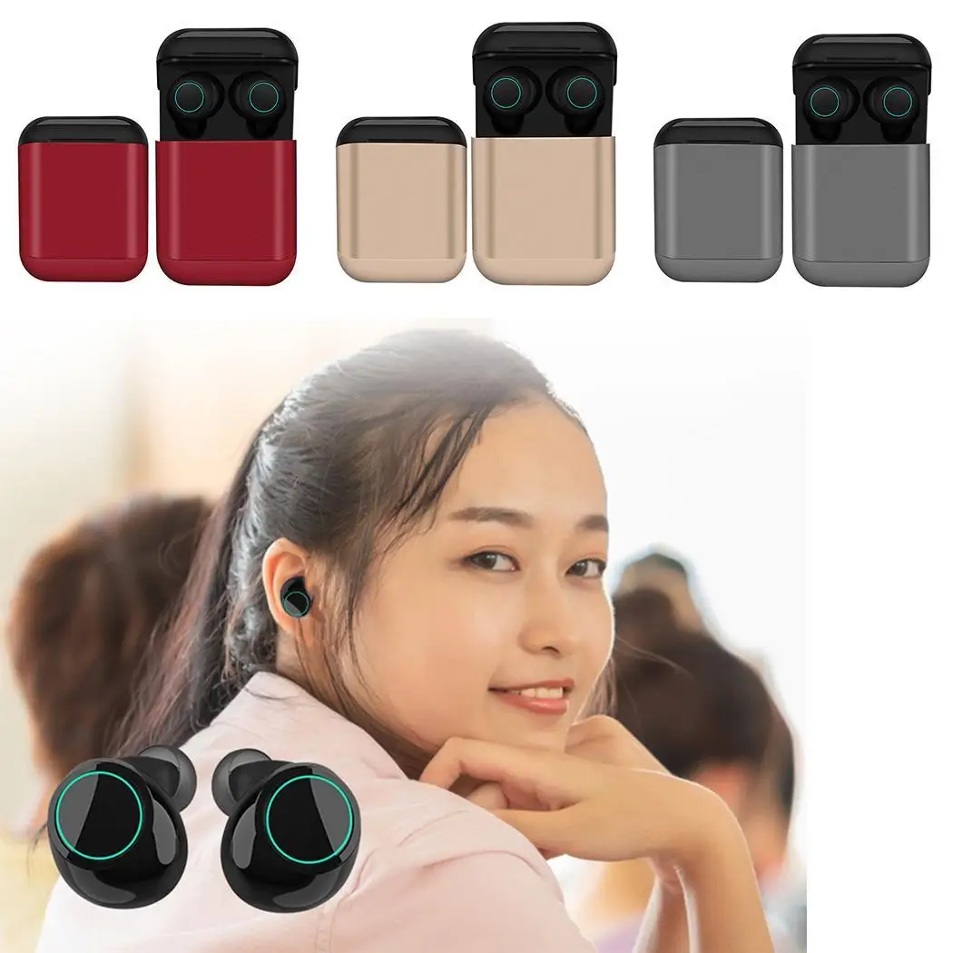 Общие мини беспроводные Bluetooth стерео наушники-вкладыши 106dB наушники 5 мВт