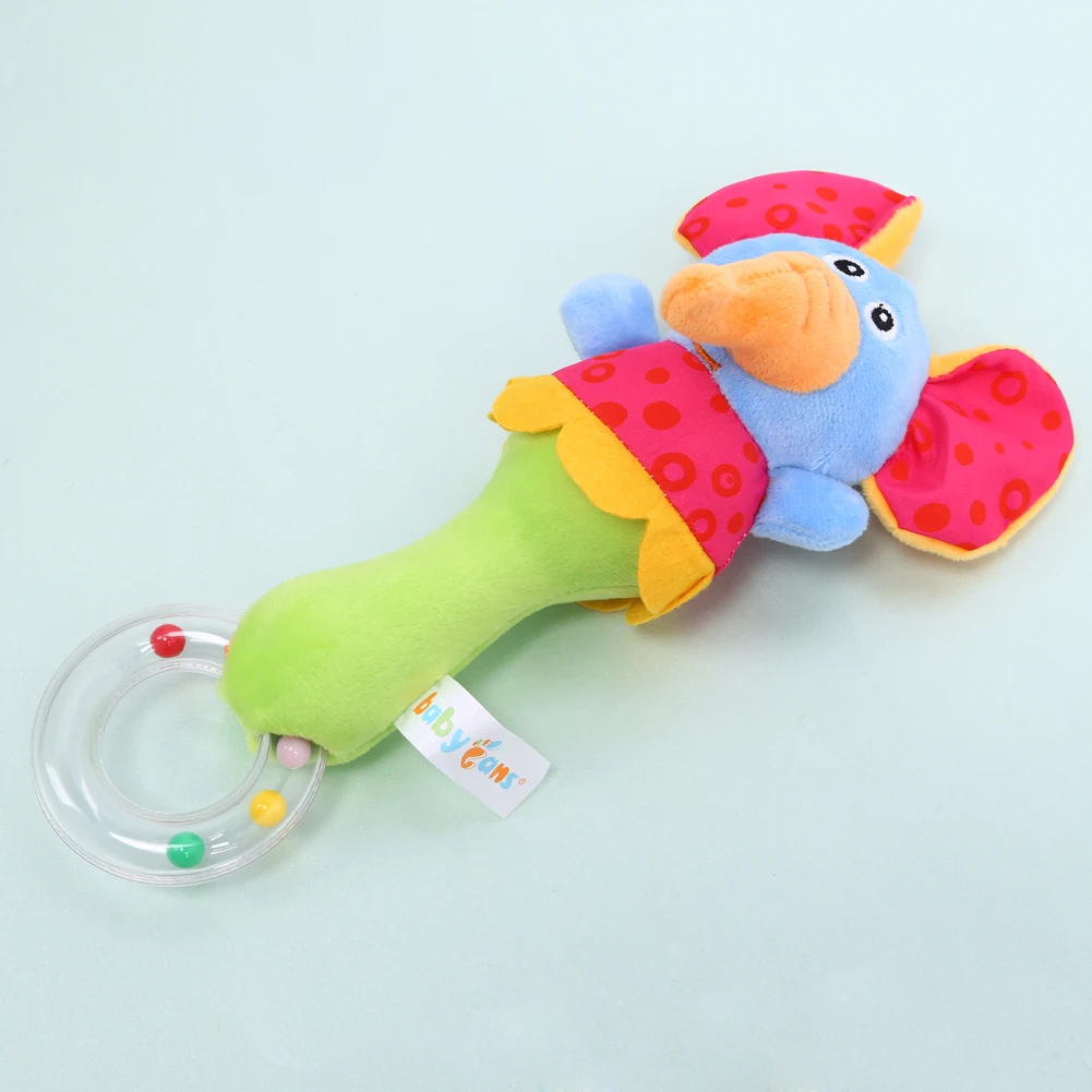 Лидер продаж 2020 детские игрушки Модные животные ручные колокольчики детская
