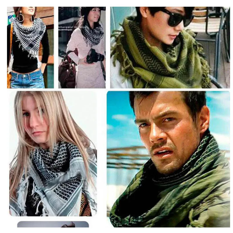 Открытый Спорт Пеший Туризм головы шарфы для женщин Военная Униформа арабский