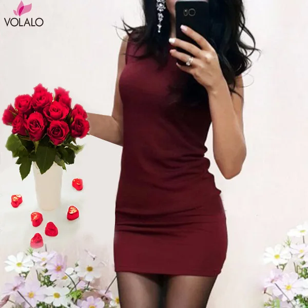 

Женское платье-карандаш без рукавов, с круглым вырезом