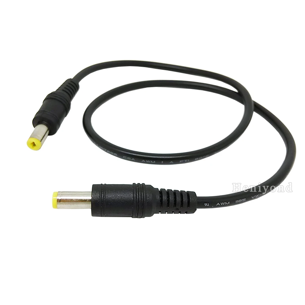 5 шт. разъемов DC LED с замком, кабель продления питания длиной 50 см, мужской адаптер с разъемом 5,5 x 2,1 мм для видеонаблюдения.