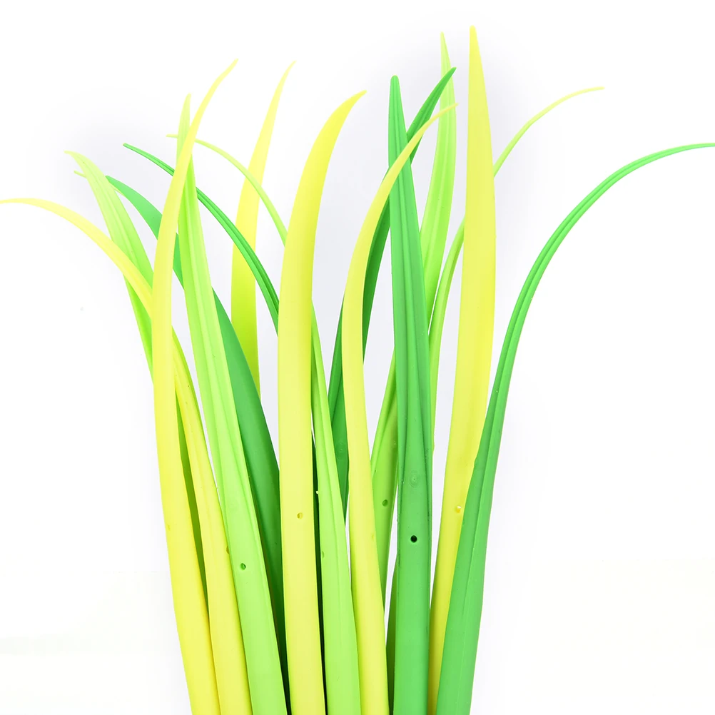 1 шт. крохотная зеленая травяная шариковая ручка лезвие для травы украшения Potting