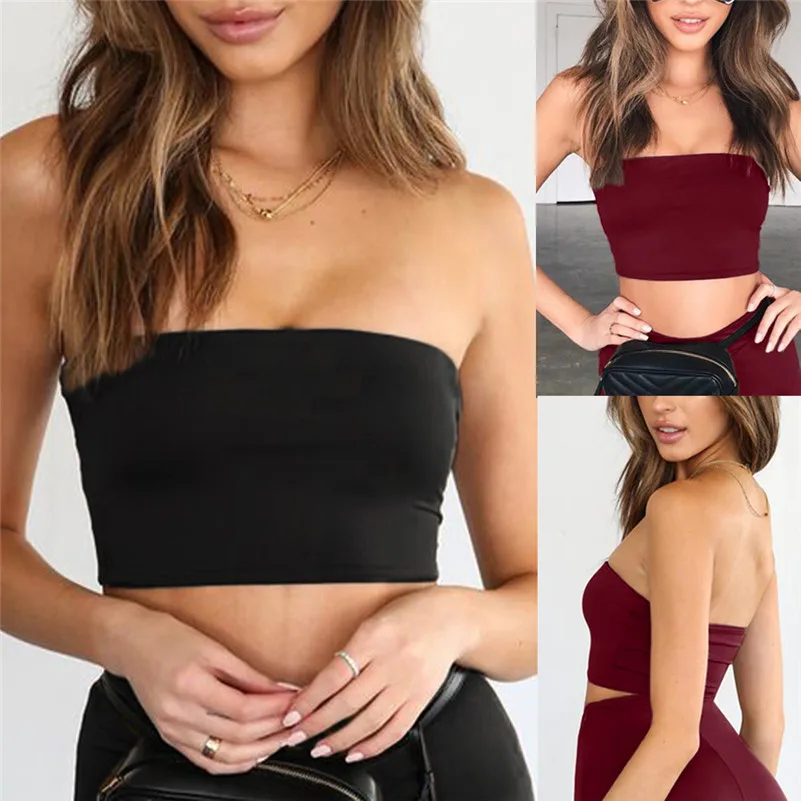 Женский топ без рукавов бюстгальтер с открытой спиной майка одежда Camiseta Para Mujer