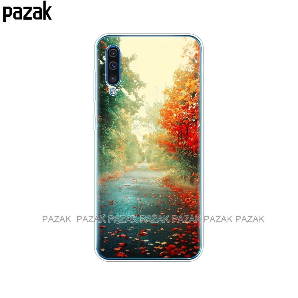 61600 Силиконовый чехол для samsung Galaxy A50, мягкая прозрачная задняя крышка для телефона, для samsung A50, A505, A505F, SM-A505F чехол, 6,4, чехол, бампер - Цвет: 61600