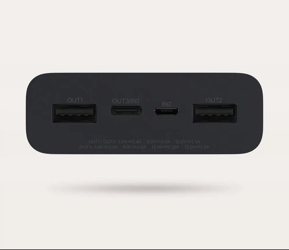 ZMI QB822 20000 мАч портативный Банк питания 2 способа 27 Вт быстрая QC 3,0 внешняя батарея для телефона зарядное устройство USB 3,0 универсальный источник питания