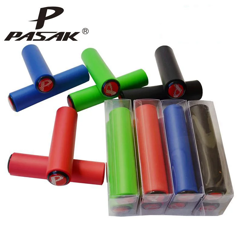 

PASAK 10 Colors Ultralight Bicycle Handlebar Grips Foam Silicone Sponge Anti-skid Shock-absorbing MTB Road Bike Cycling Grips