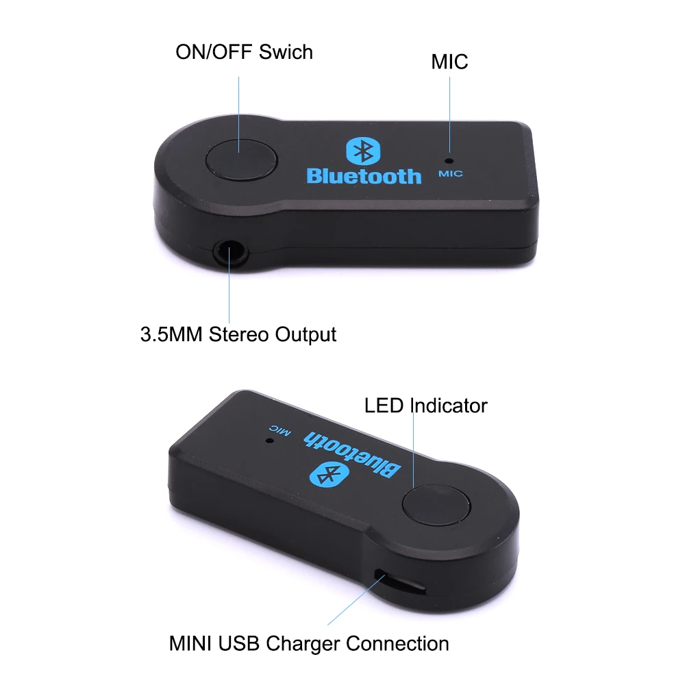 2018 Aux Usb Nexia Bluetooth Transmitter Wireless For Audio Receiving Automotive Hands-free Calls Turn 3.5 Speakers | Автомобили и