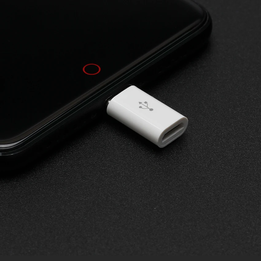 500 шт./лот micro на typeC USB-C 3 1 Type C Male Micro USB Female адаптер Type-C конвертер для телефона Macbook