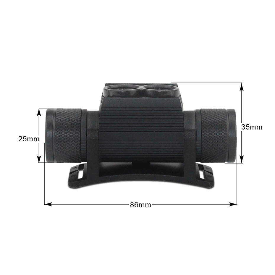 Налобные фары светодиодные лампы 2000лм 10 Вт головная лампа USB перезаряжаемая