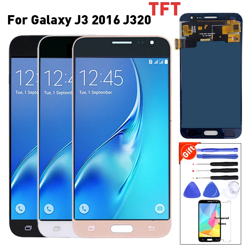 5 0 дюймов TFT ЖК дисплей для Samsung Galaxy J3 2016 J320FN J320F J320G J320M J320A J320V J320P + сенсорный экран