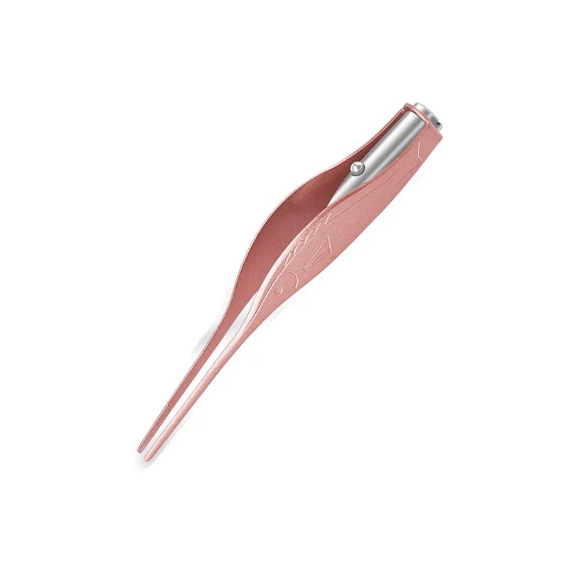Rose Gold 1 шт. уши не болят ушные вкладыши светящиеся ушные затычки для удаления воска Пинцет Осветляющий ушной зажим Триммер инструмент для ухода за ушами профессиональный - Цвет: Rose Gold