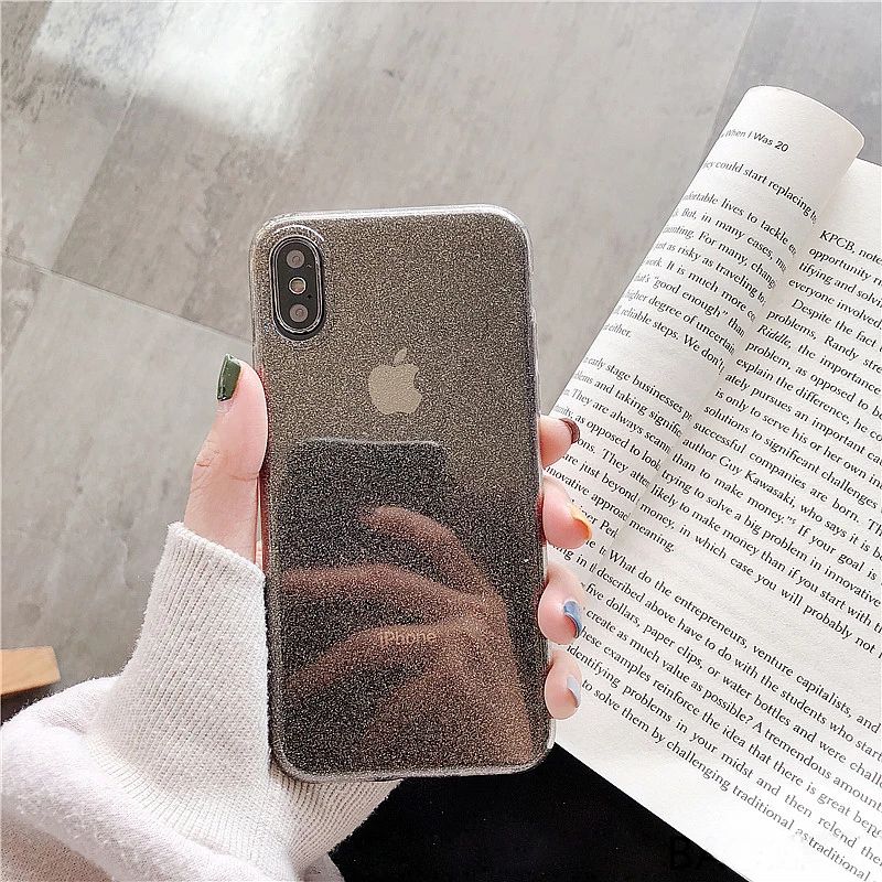 Glitter Soft Case For Huawei Honor 8X Cover Funda 10 V20 Max 8 X Pink Transparent |