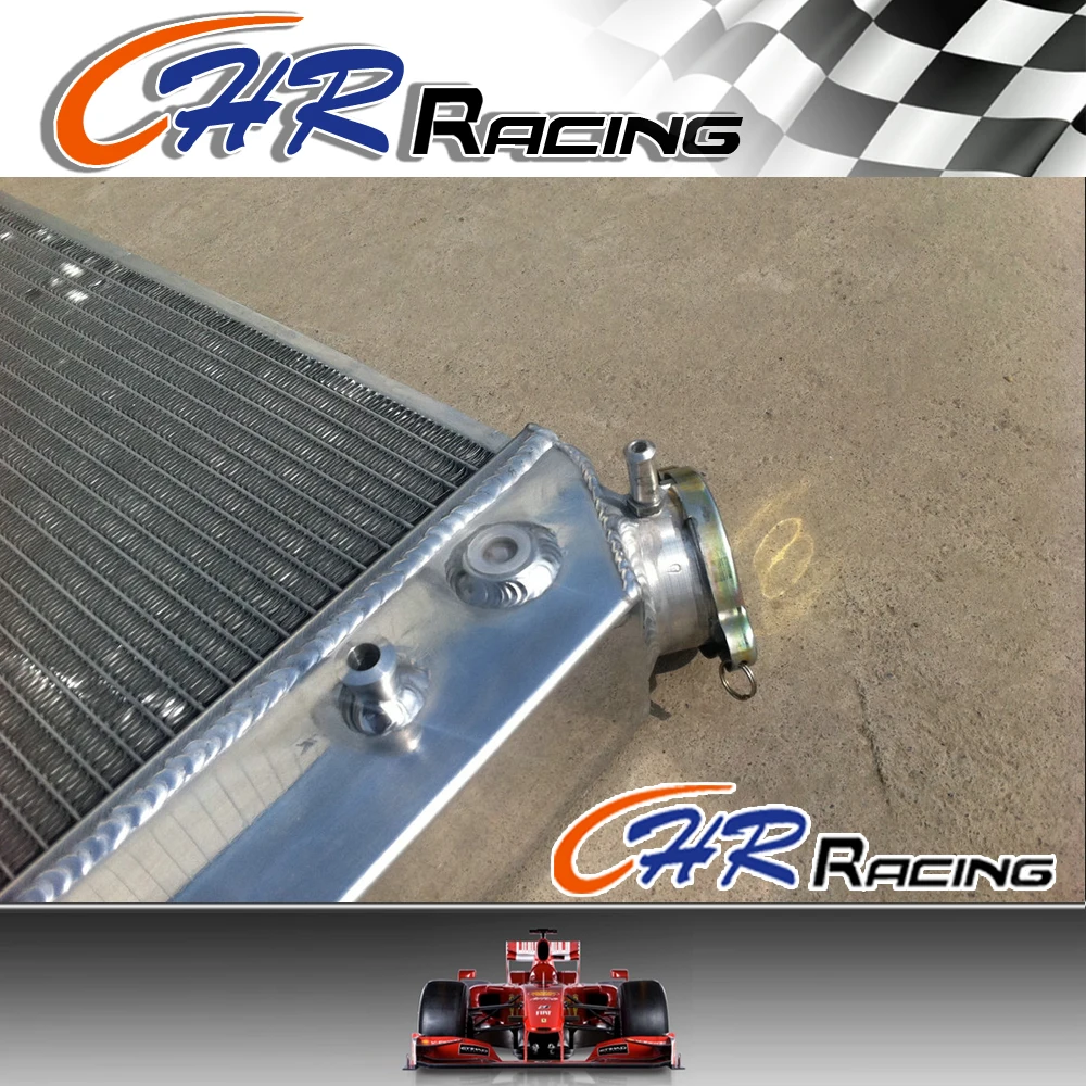 Алюминиевый радиатор и пластиковый вентилятор * 2 для Шевроле Корвет 5 7 L83/S10 V8