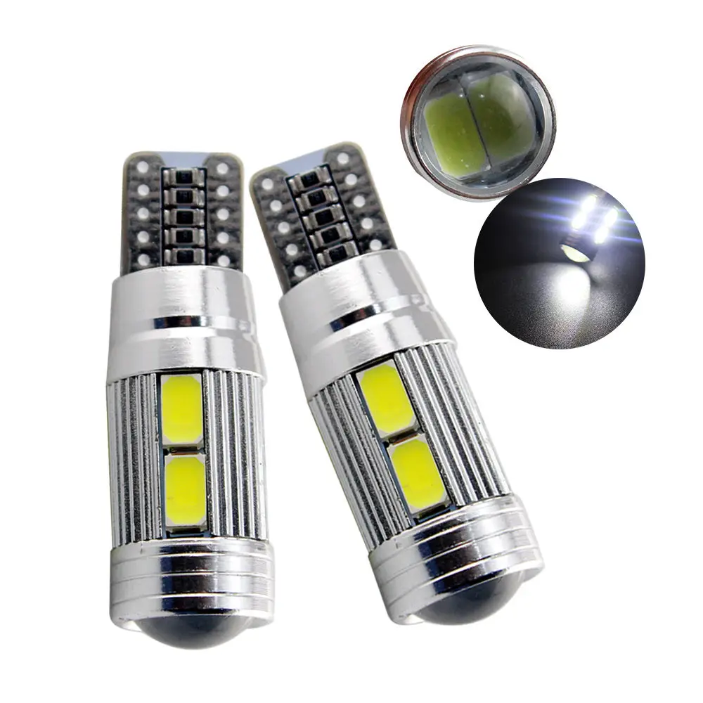 

2 Lampade T10 LED 10SMD 5730 canbus No Errore Luci BIANCO Fari Posizione