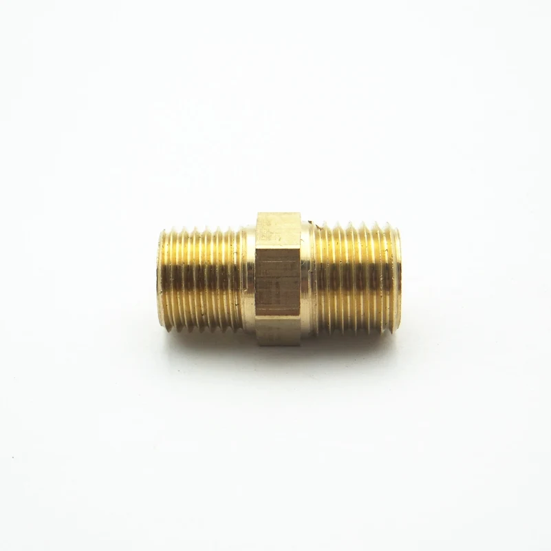 Резьбовое соединение 1/4 &quotBSP Male x M14 * 1 5 шестигранный латунный Адаптер для труб