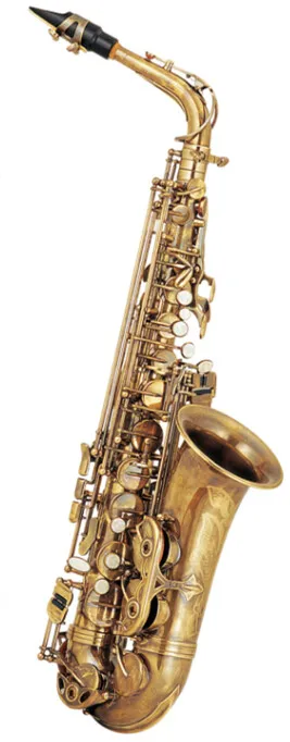 

Alto Sax Brass Body Antique surface with ABS case Musical instruments professional