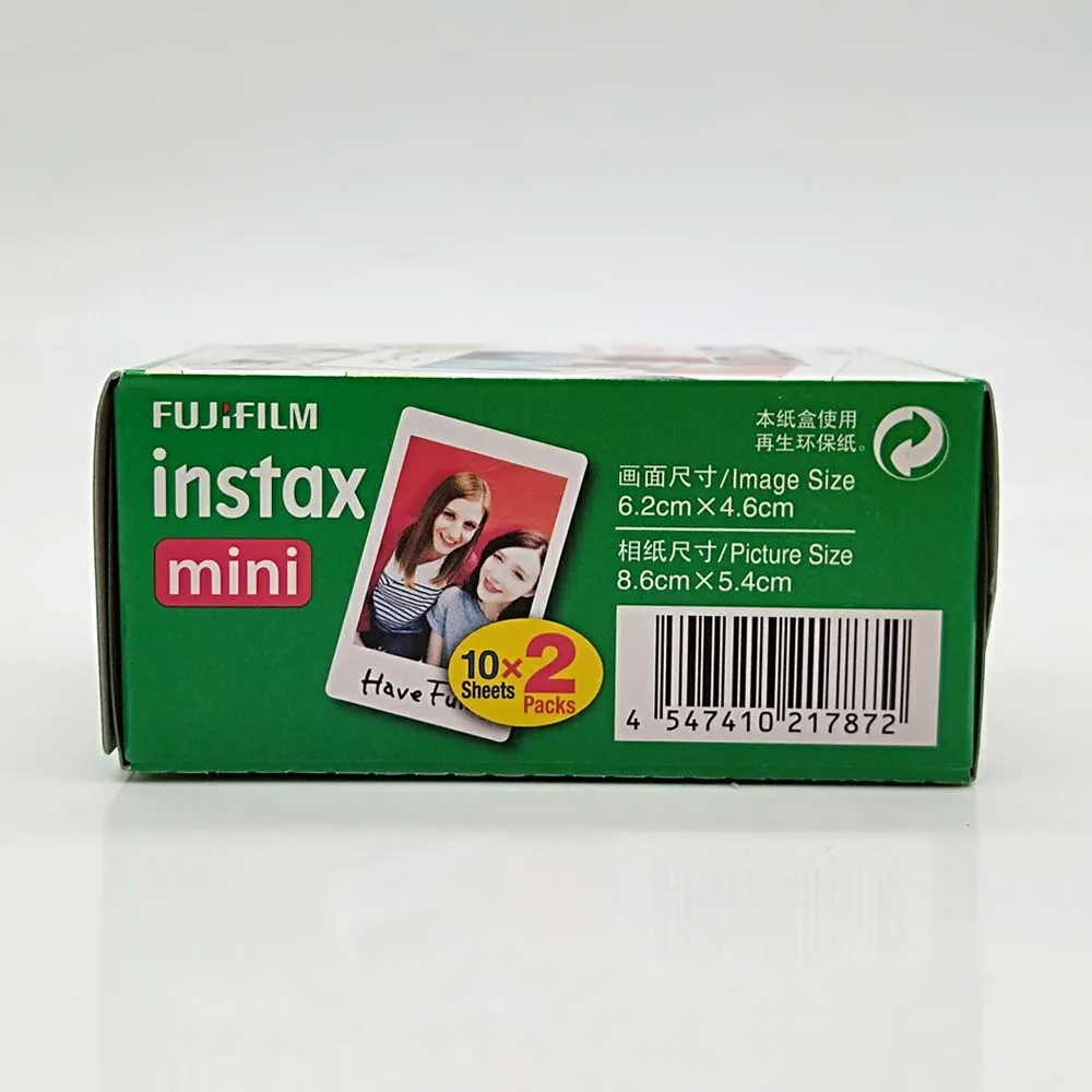 Белая фотобумага Fujifilm Fuji Instax Mini 100 листов мгновенная для фотоаппарата 9 8 7S 70 90 25