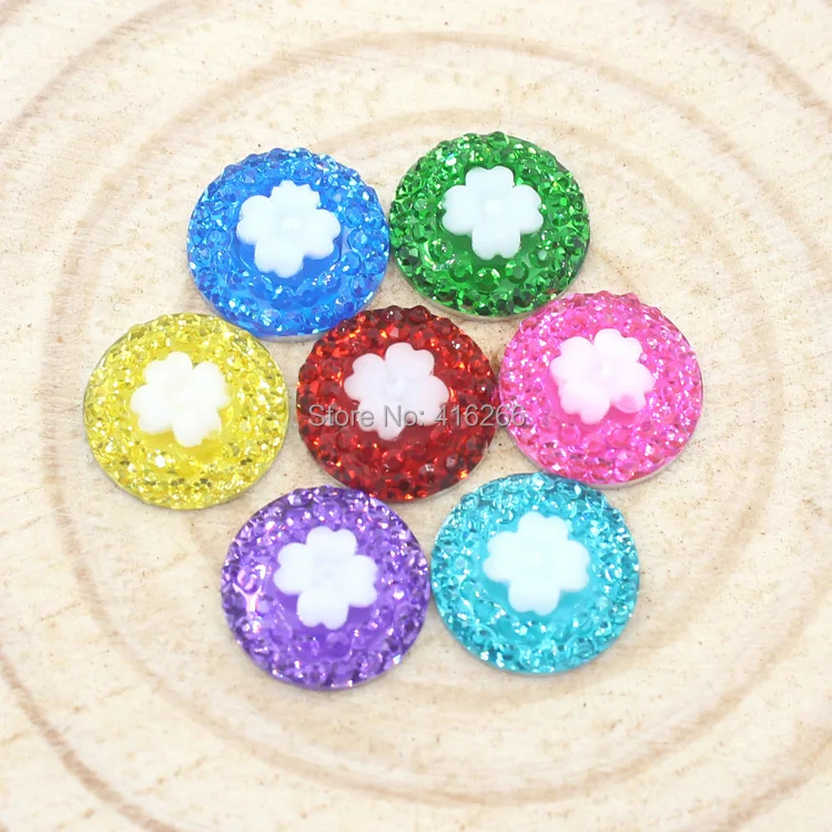 

Free shipping New arrival 500pcs12mm Flatback Resin Round Stone Beads Scrapbooking For DIY,Resin Flatback Rhinestone