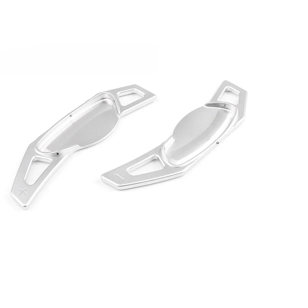 Серебряное удлинение лопасти Переключатели скоростей на руле наклейка