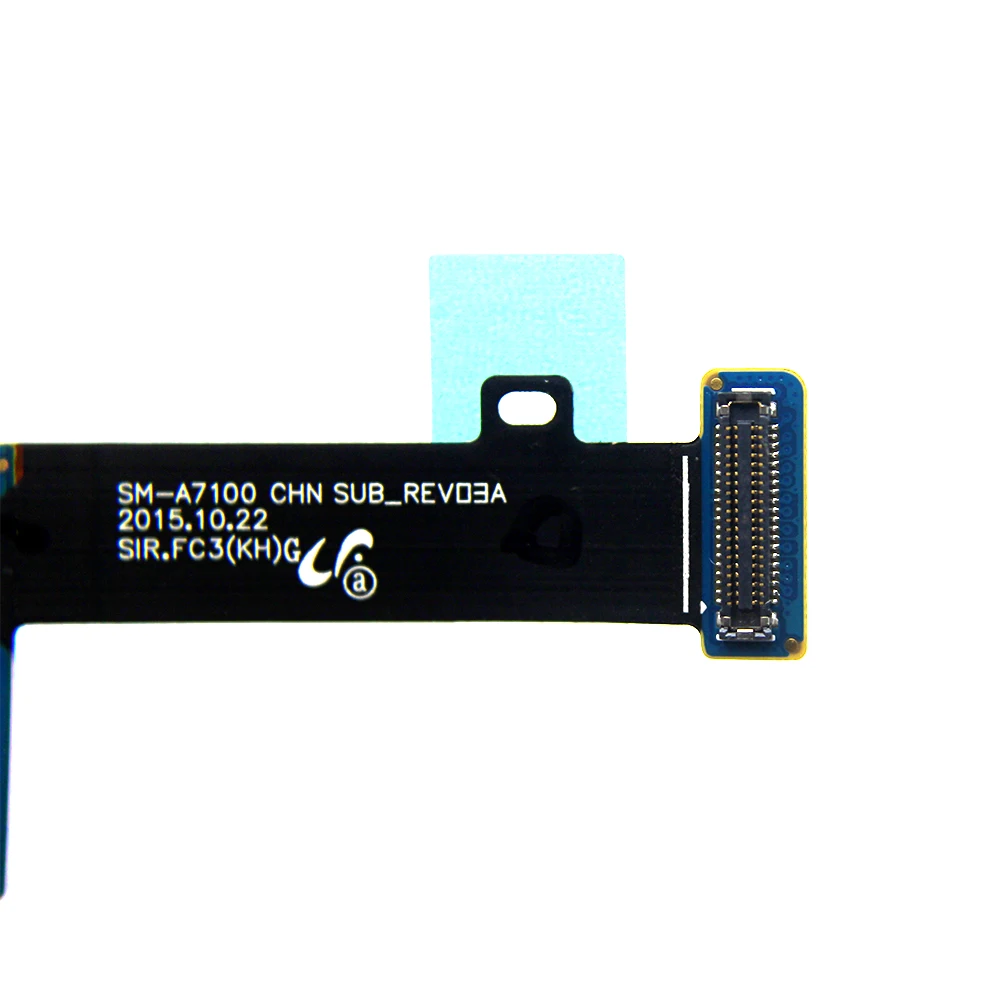10 шт./лот для Samsung Galaxy A7 2016 A7100 USB разъем зарядки док станции гибкий кабель лента