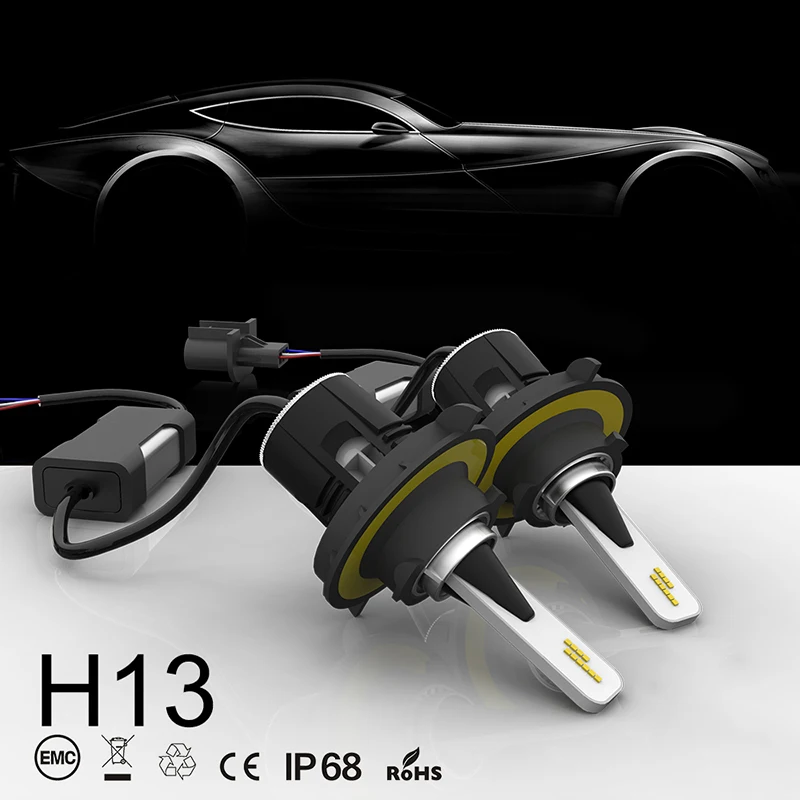JKCOVER H4 H7 H11 H1 H3 9005/HB3 9006/HB4 LED Car Headlight Bulbs Hi-Lo Beam 60W 8400lm COB Chips 6000K Auto Headlamp Fog Lights |